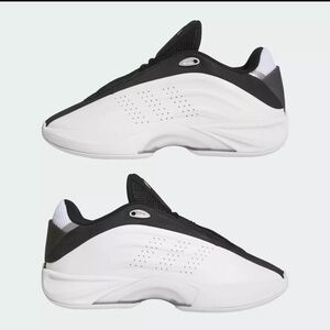 Adidas Black and White Athletic Sneakers