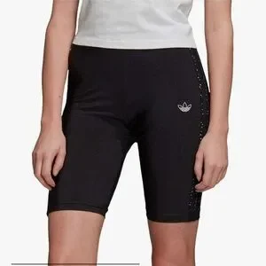 Adidas Embellished Stripes Bike Shorts