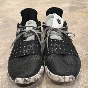 Adidas Harden "Volume 3" Cosmos Size 12.5 In GUC Black And White