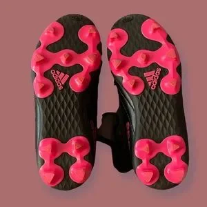 Adidas Kids Soccer/Baseball Cleats Black/Pink Size 10 1/2 K