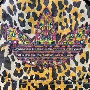 Adidas Originals Jeremy Scott Leopard Shisha Backpack Rare Sequin Embroided READ