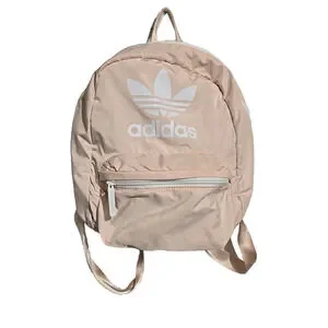Adidas Originals National Pink Classic Compact School Casual Womans Backpack