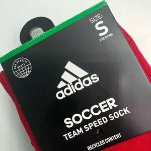 Adidas Over The Calf Soccer Team Speed Socks Red - Size: Small ( Youth 13C-4Y )