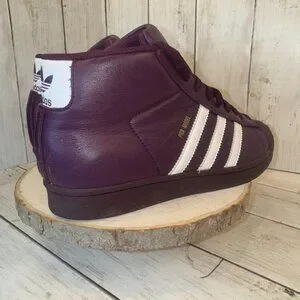 Adidas Pro Model Shoes Boys Sz 5.5 Basketball AC8108 Red Night Sneakers