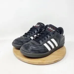 Adidas Samba OG Shoes Kids 3.5 Classic Black Gum Soccer Low Turf Indoor Sneaker