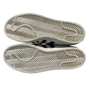 Adidas Superstar Sneakers White Black Clamshell Retro 70’s Sz Big Boy 7