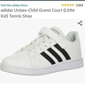 ADIDAS Unisex kids size 12K