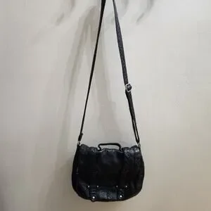 Aeropostale Black Lightweight Crossbody Shoulder Purse Bag Adjustable Strap