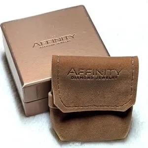 Affinity NIB 14k White Gold .10 Cwt Diamond Hamsa Hand Single Earring