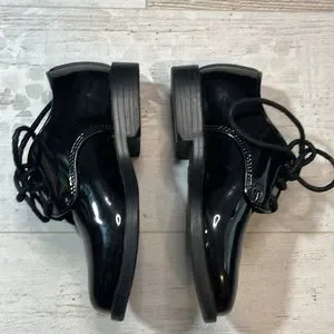 After Six Patent Black Dress Shoes Boys Size 10