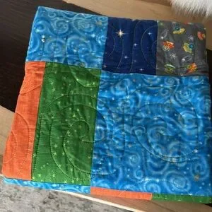 Alaskan Made Valley Quilters Guild Quilt EUC