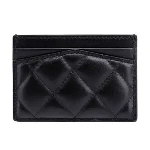 Alexander McQueen Black Wallet With Silver Skull