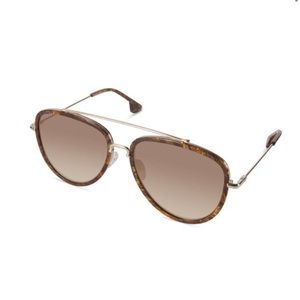 Alice + Olivia Lincoln aviator sunglasses tortoise