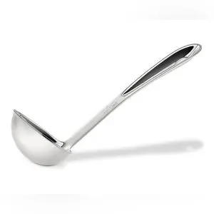 All-Clad T104 18/10 Stainless Steel 6-oz Round Ladle 14.5" New