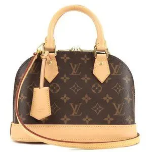 Alma BB Monogram Canvas Hand Bag