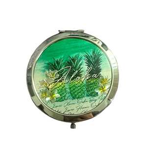 Aloha Pineapple Compact Mirror