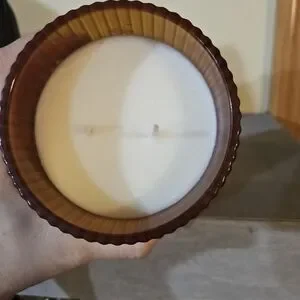 Amber Glass Vase