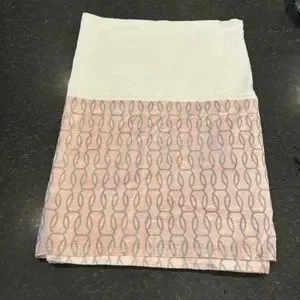 Amelia Velvet Crib Skirt/Blush - Pottery Barn