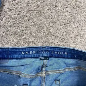 American Eagle Men’s AirFlex+ Slim Straight Denim Blue Jeans Size 32x33