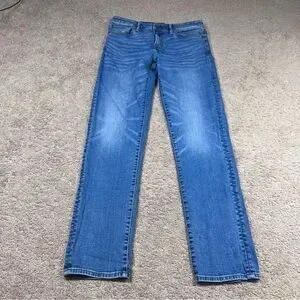 American Eagle Men’s AirFlex+ Slim Straight Denim Blue Jeans Size 32x33