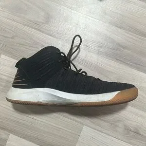 AND1 Mens Size 11 Black Gold Thread Basketball Shoes