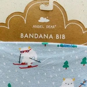 Angel Dear Baby Bamboo Bandana Bib Yeti NWT