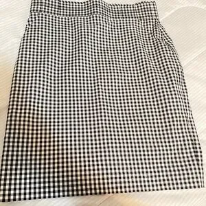 Ann Taylor Pencil Skirt Checkered Plaid 6P