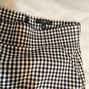 Ann Taylor Pencil Skirt Checkered Plaid 6P