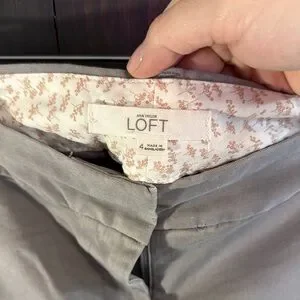 Ann Taylor's Loft Gray Classic Shorts Womens 4 6"L