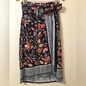 Anthropologie Maeve Fiorenza Midi Skirt Boho Hippie - Size Small