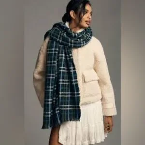Anthropologie Pilcro oversized blanket scarf wrap