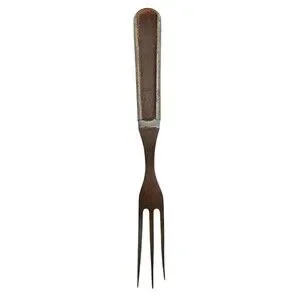 Antique 1860s Civil War Era Militaria Cast Iron 3-Tine Field Utensil Fork