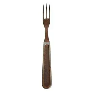 Antique 1860s Civil War Era Militaria Cast Iron 3-Tine Field Utensil Fork