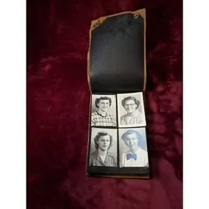 Antique Snap Shot Photo book 20s And 30s Pics Some 50s