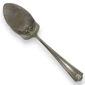 Antique Wm A. Rogers Nickel Silver Cake Pie Server Shovel Spade 9 In
