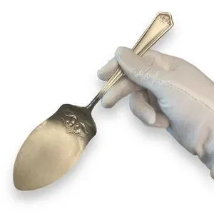 Antique Wm A. Rogers Nickel Silver Cake Pie Server Shovel Spade 9 in