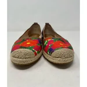 Antonio Melani Floral Espadrille Flats size 8/8.5