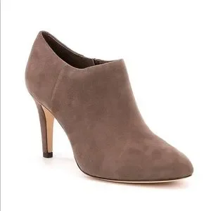 ANTONIO MELANI HALSTEAD SUEDE ANKLE BOOTS‎ SIZE 10M GRAY Classic Chic Minimalist