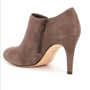 ANTONIO MELANI HALSTEAD SUEDE ANKLE BOOTS‎ SIZE 10M GRAY Classic Chic Minimalist