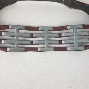 Apple Acc Of NY Leather Corset Belt Apocalypse Avant Garde Brutalist Fits 29-34"