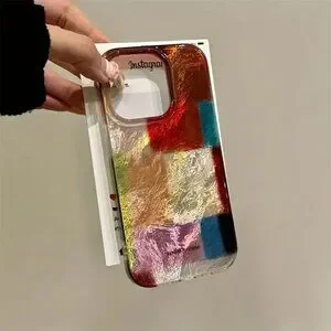 Apple iPhone 16 Pro Max Chic Zebra Stripe Metallic Silver Protection pho…