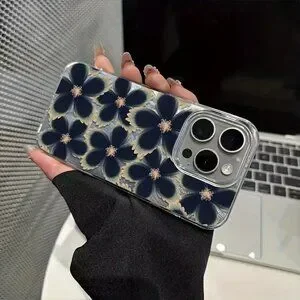Apple IPhone 16 Pro/Max Shiny Floral Phone Case