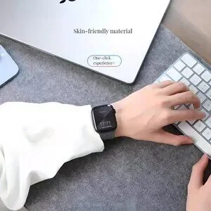 Apple Watch Band Waterproof Magnetic Adjustable Stylish Strap Watch Band Gray