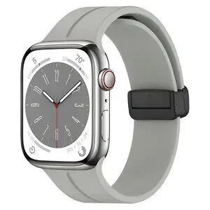 Apple Watch Band Waterproof Magnetic Adjustable Stylish Strap Watch Band Gray
