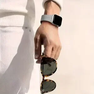 Apple Watch Band Waterproof Magnetic Adjustable Stylish Strap Watch Band Gray