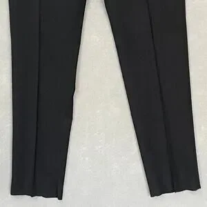 Armani Exchange Men's 40W Dress Pant Flat Front Raw Hem Stretch Wool Gray NEW G