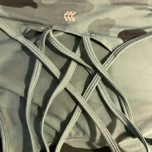 Army Camo Workout Top All In Motion Women's Size 14