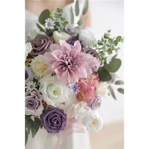 Artificial Flowers Combo Box Set Faux Flowers Bulk Flower Leaf With Stems DIY