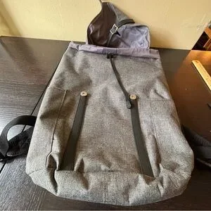 Ashbury By Spector Laptop Nomad Grey Black Backpack NWT