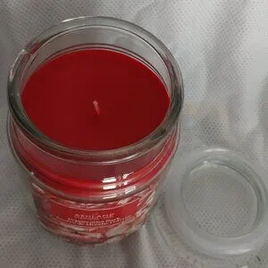 Ashland Candle Peppermint Bark Glass Jar W/Lid
